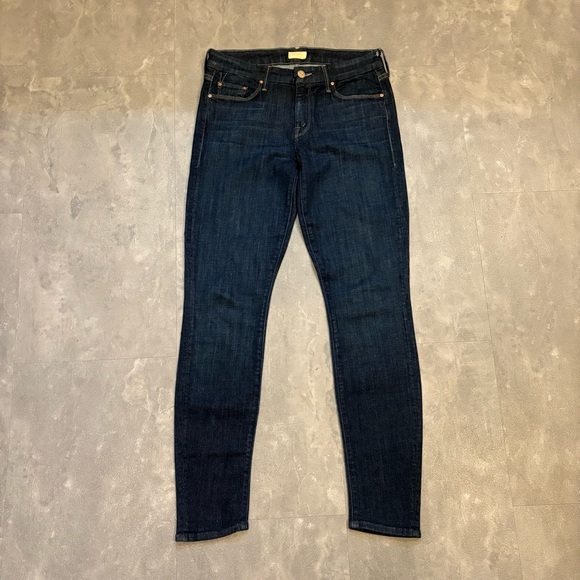 MOTHER The Looker Clean Sweep Dark Wash Skinny Jeans Size 28 - Picture 3 of 16